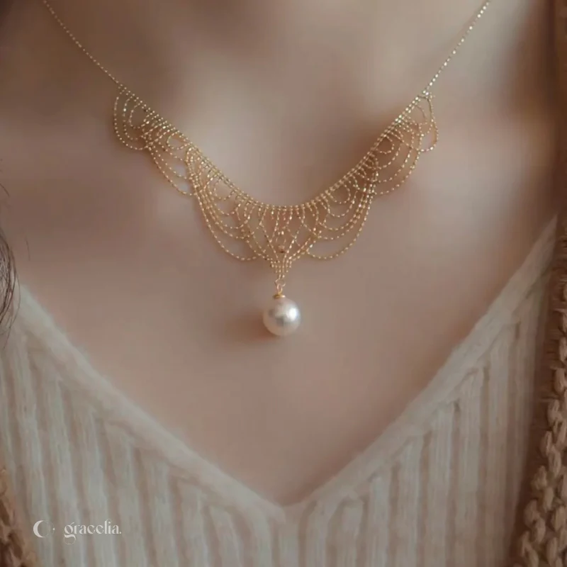What's the Role of the Pendant Bail in Your Crowne Pearl Necklace's Design? - Second Image
